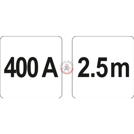 Indítókábel 400A 2.5m