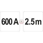 Indítókábel 600A 2.5m