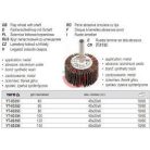 Csapos lamellás csiszoló 40x20x6mm  P120