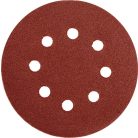 Csiszolótárcsa tépőzáras lyukas 125mm P80