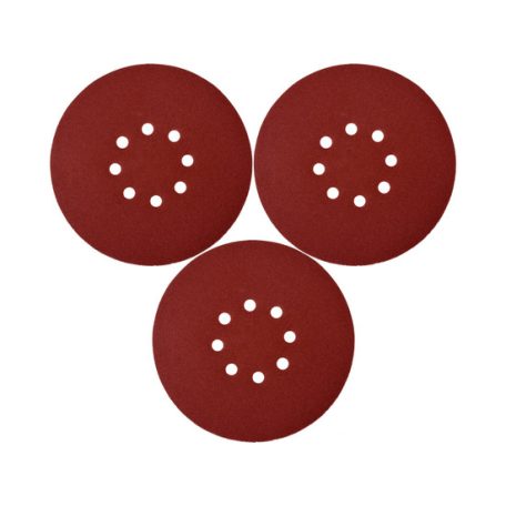 Tépőzáras csiszolókorong 180 mm P100 YT-82341 falcsiszoló zsiráfhoz (3db/cs)