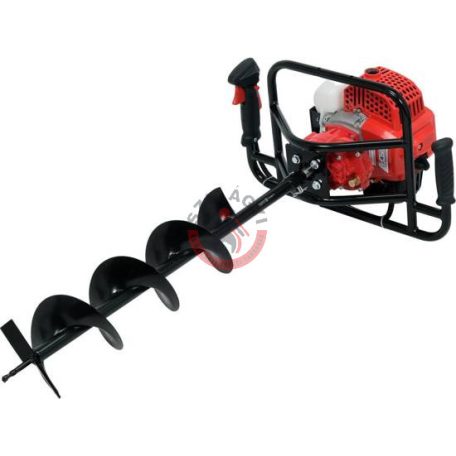 Benzines talajfúró 51,2 cm3 + 3 fúrószár