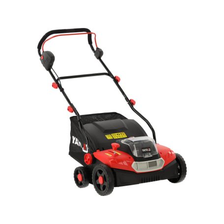 Akkumulátoros gyepszellőztető szénkefe nélküli motorral(2x4.0 Ah + töltő)
