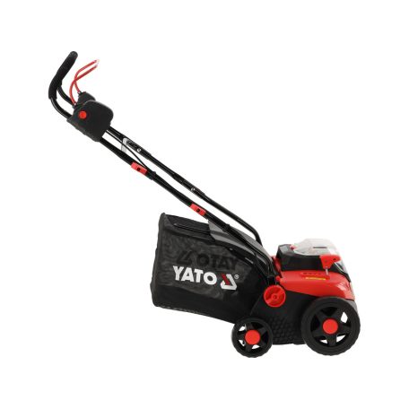 Akkumulátoros gyepszellőztető szénkefe nélküli motorral(2x4.0 Ah + töltő)