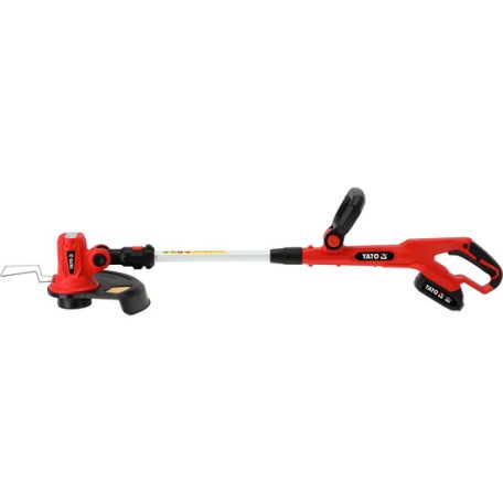 Akkumlátoros fűszegélynyíró, szénkefementes 18V 2Ah (akkuval és töltüvel)