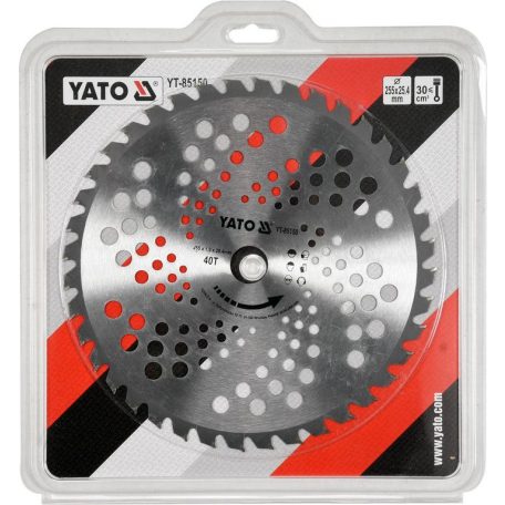 Fűkasza bozótvágó tárcsa 40T 255 x 25,4 mm