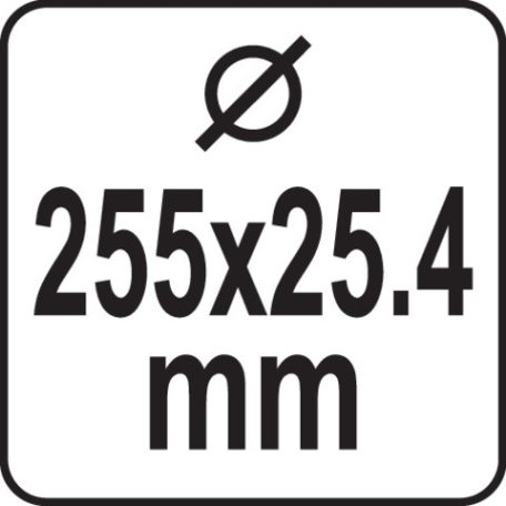 Fűkasza bozótvágó tárcsa 40T 255 x 25,4 mm
