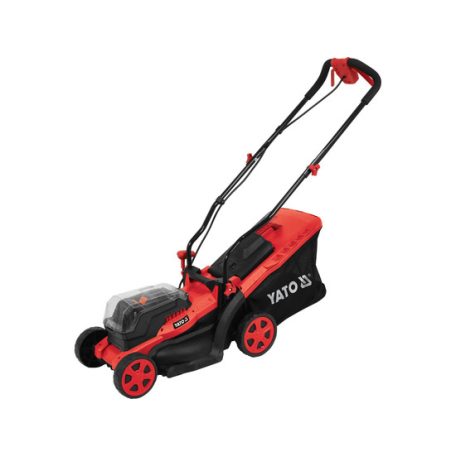 2x18V Li-ion akkus fűnyíró 34cm vágószélesség 2x2 Ah akkuval