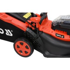 2x18V Li-ion akkus fűnyíró 34cm vágószélesség 2x2 Ah akkuval