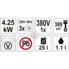 Áramfejlesztő 5500 W 389 cm3