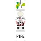 Metszőolló 210mm teflon bevonattal