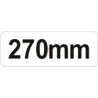 Kerti talajlazító 270mm