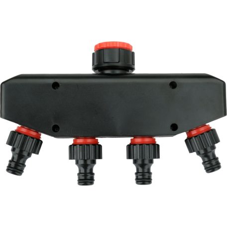 Csaptelep-elosztó adapter 4 utas 3/4"-1"