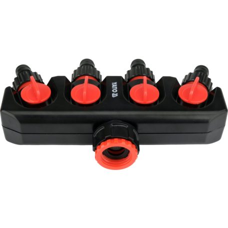 Csaptelep-elosztó adapter 4 utas 3/4"-1"