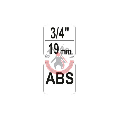 Tömlő toldó ABS 3/4"