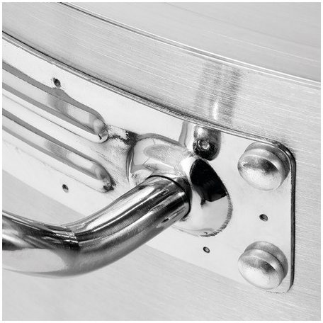 GASTRO Fazék fedővel 71 liter 450 x 450 mm inox