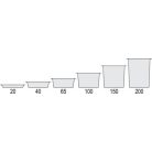 GN 2/3 rozsdamentes acél tálaló edény 9l