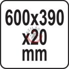 Vágódeszka 60x39cm