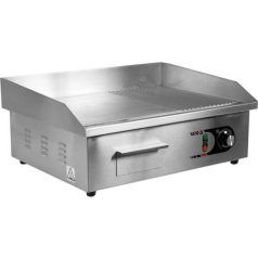   YATO GASTRO elektromos grill 550 mm 3000 W lapos és bordázott sütőlap