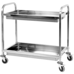 Zsúrkocsi két polcos 950x500x950mm