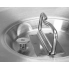 Ételszállító badella dupla falú 25 liter inox