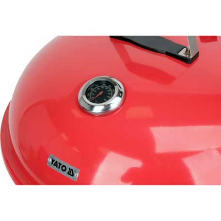BBQ grillsütő 54 cm, piros